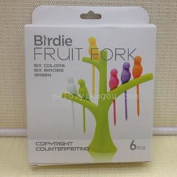小鸟水果叉套装 美乐日用的精致设计，义乌购便捷购物体验